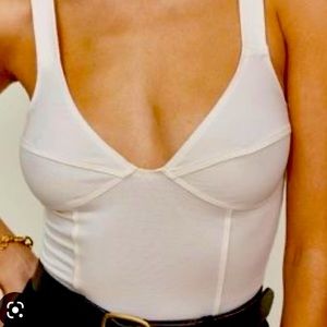 Reformation Lena knit bodysuit